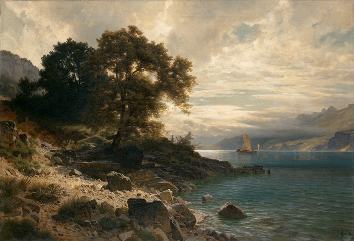 Johann Gottfried Steffan, Am Walensee, 1880