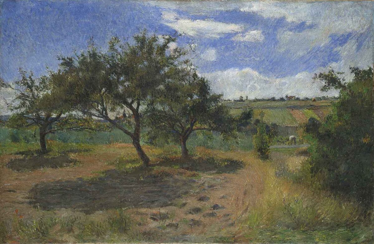 Paul Gauguin, Les pommiers de l`Hermitage, 1879