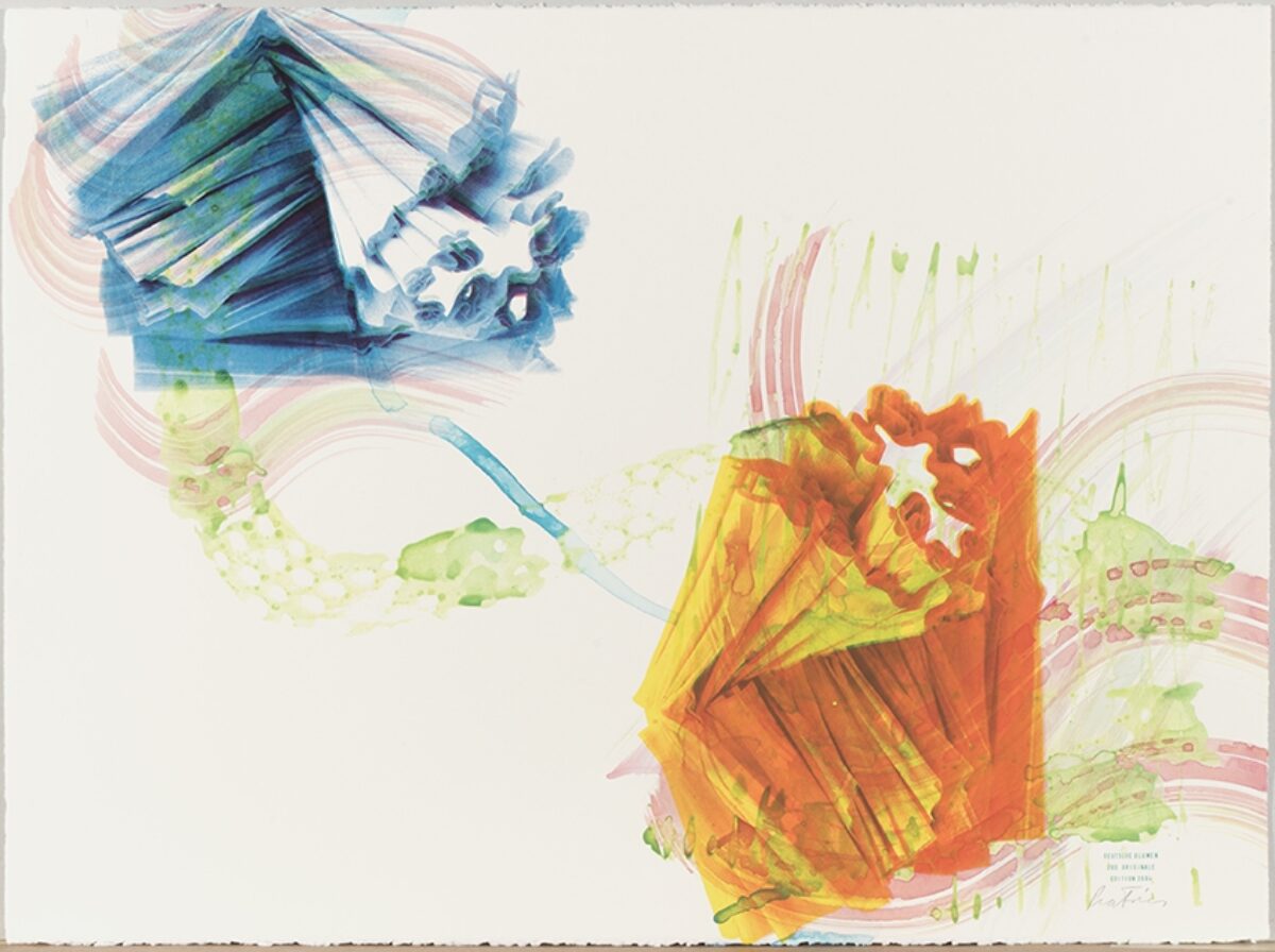 Pia Fries, Ohne Titel (Deutsche Blumen), 2004 