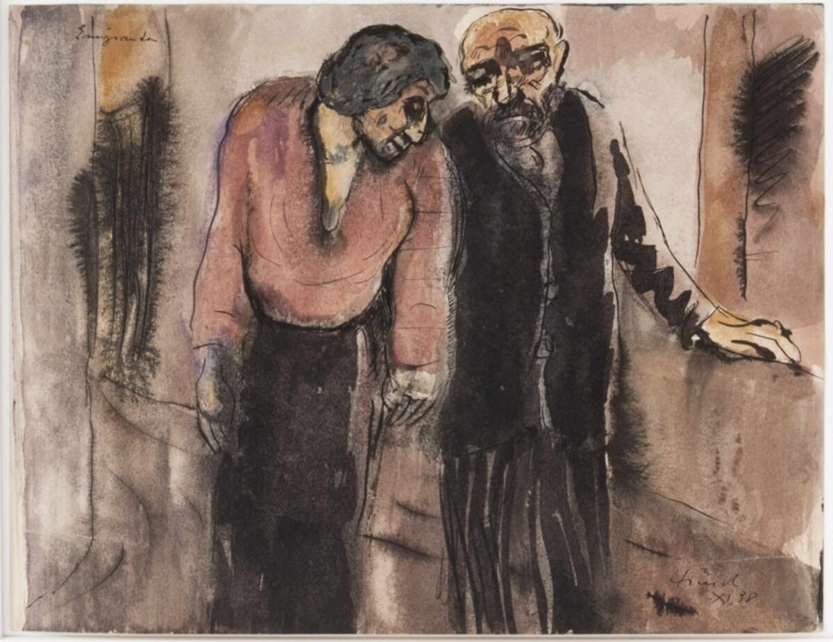 Johannes Robert Schürch, Emigranten, 1938 
