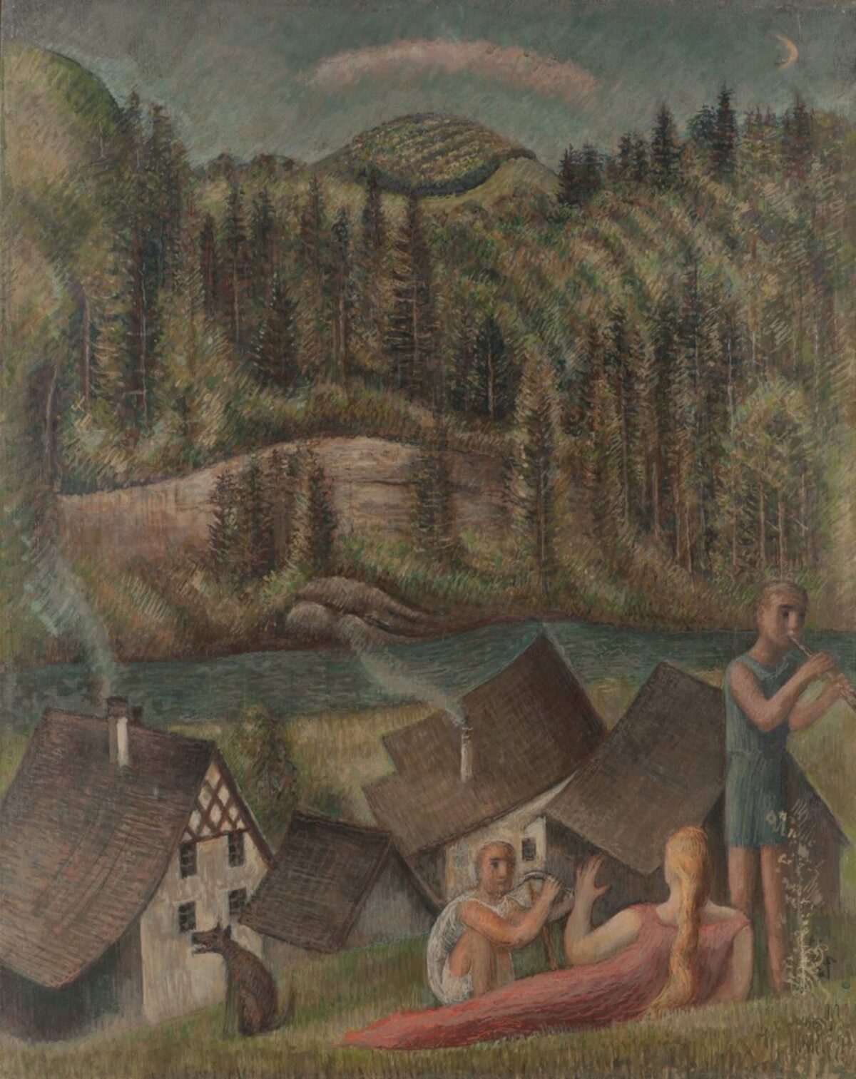 Hermann Huber, Am Abend, Um 1935 