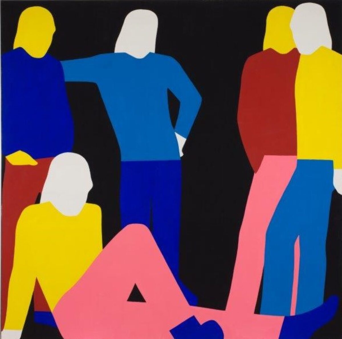 Franz Gertsch, Alle fünf Rolling Stones, 1968 