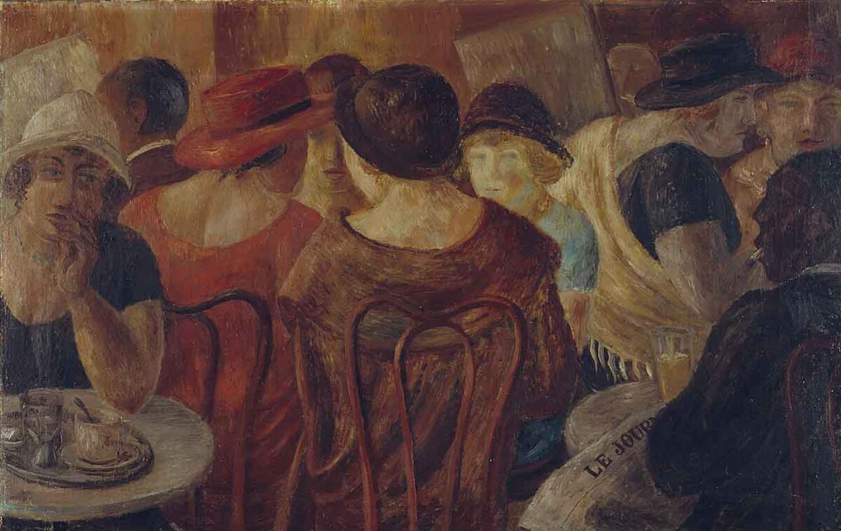 Karl Otto Hügin, Im Kaffee, ohne Jahr (vor 1929) 