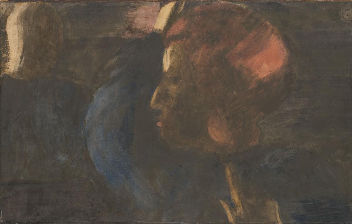 Otto Meyer-Amden, Händehochhaltende (Antworten), Detailstudie I, Um 1922 