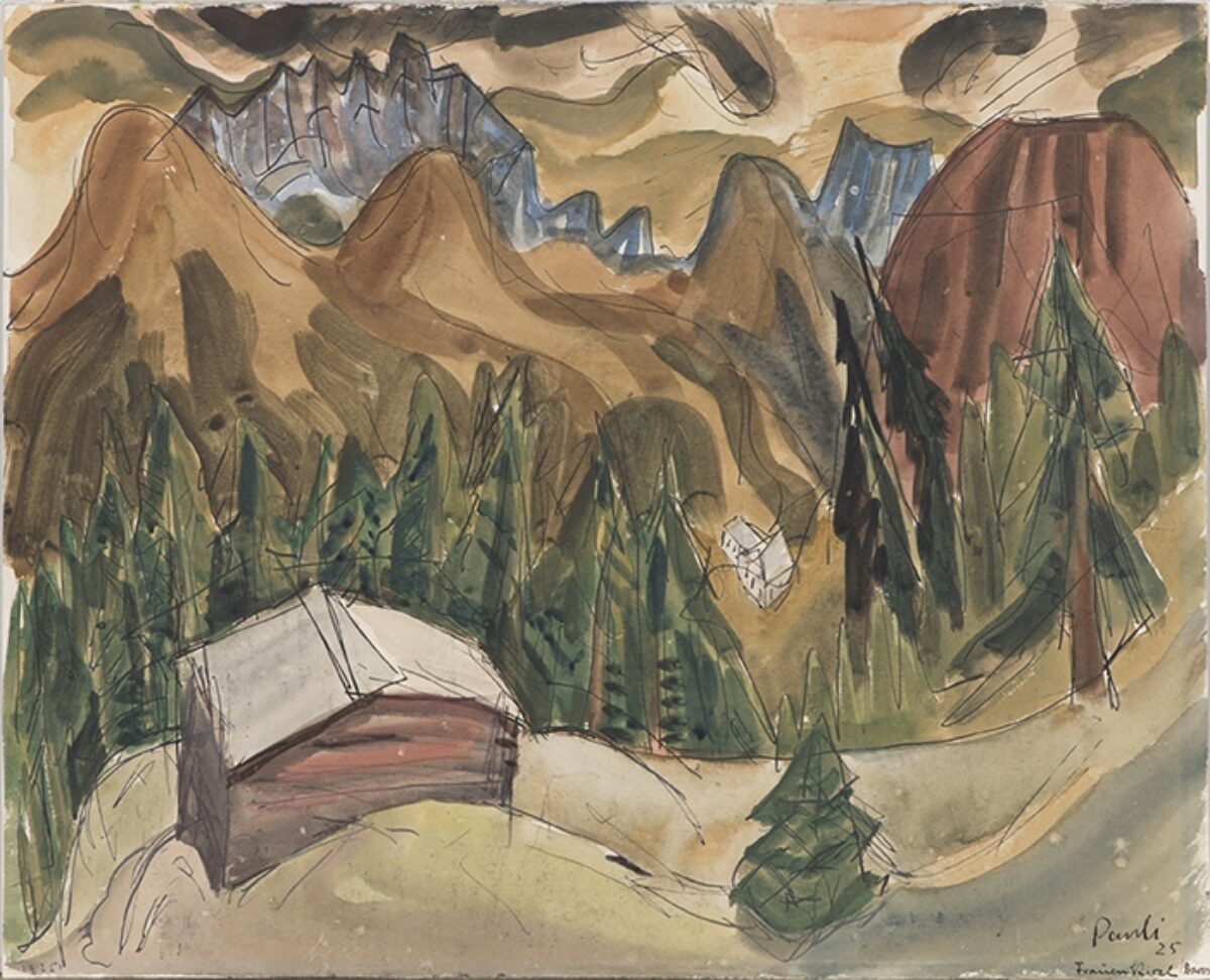 Fritz Pauli, Frauenkirch/Davos, 1925 