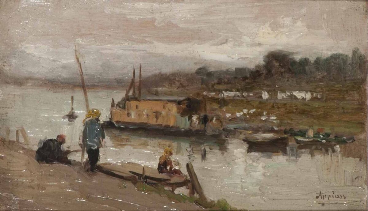 Jacques Barthélemy gen. Adolphe Appian, Die Seine bei Charenton, 1885 