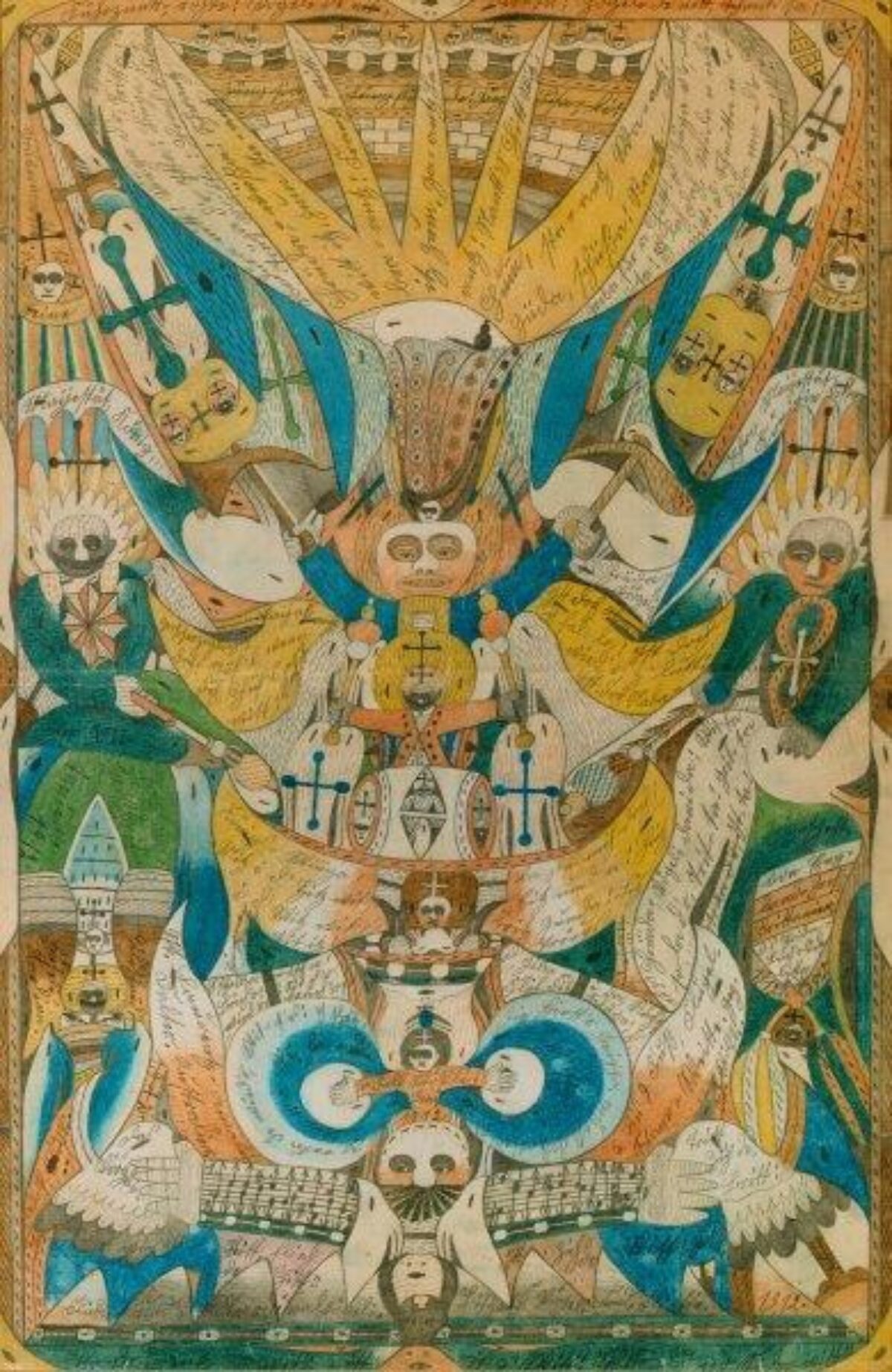 Adolf Wölfli, Seine Majestät König Edouard VII, Ihro Majestät Königin Viktoria, 1912 