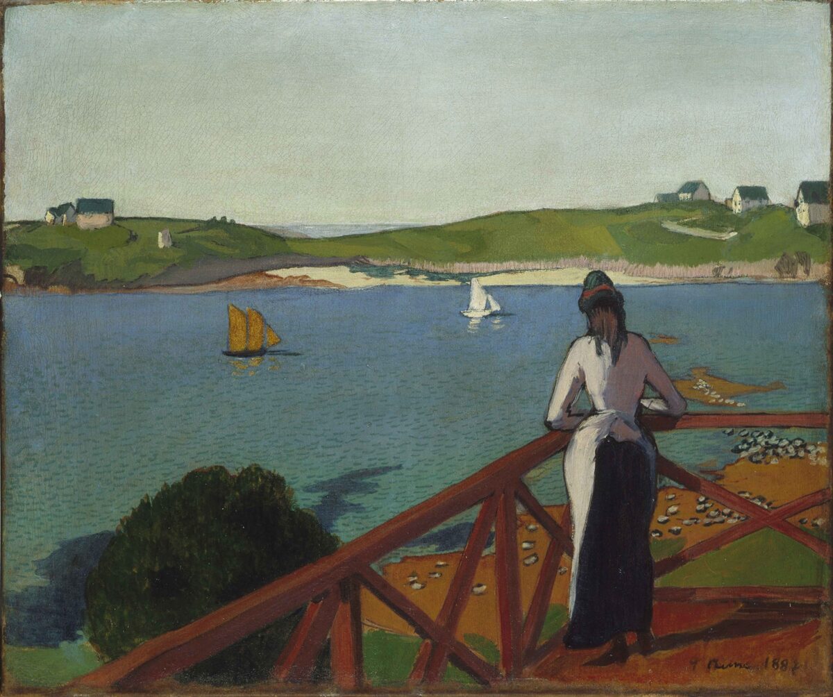 Emile Bernard (Nemo), Après-midi à Saint-Briac, 1887 