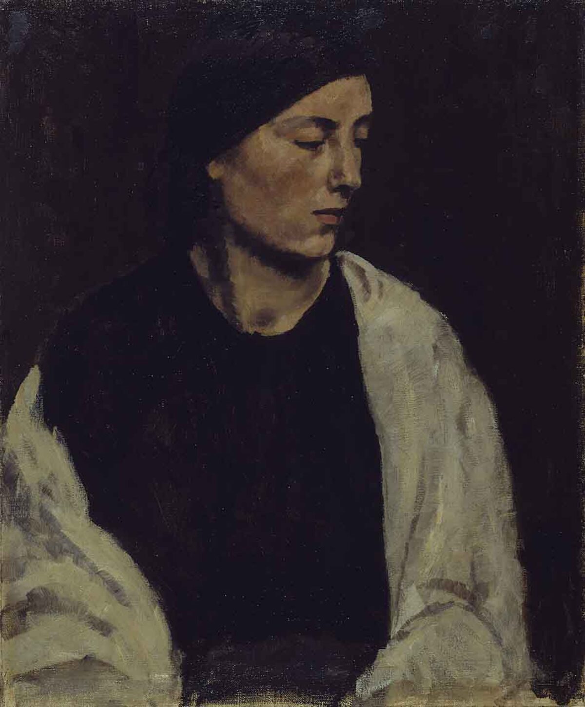 Hans Ernst Brühlmann, Pariser Bildnisstudie, um 1908 