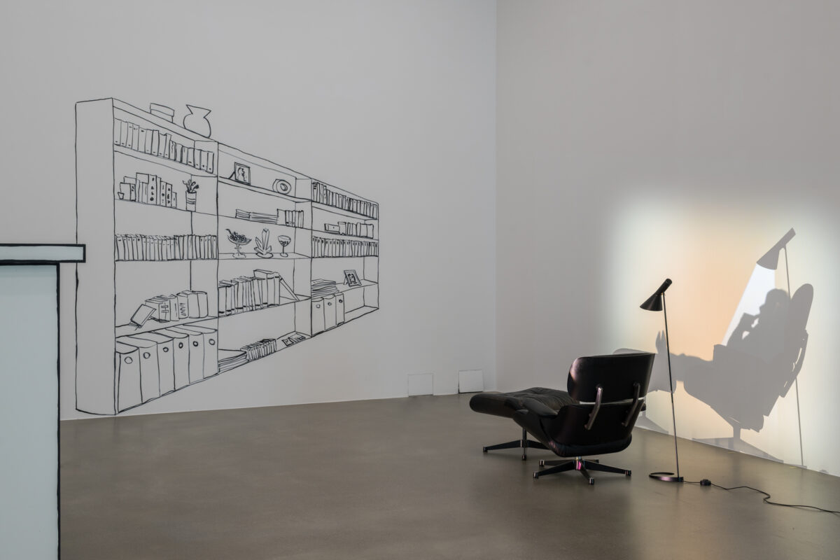 Ausstellungsansicht von verschiedenen Kunstwerken im Aargauer Kunsthaus.