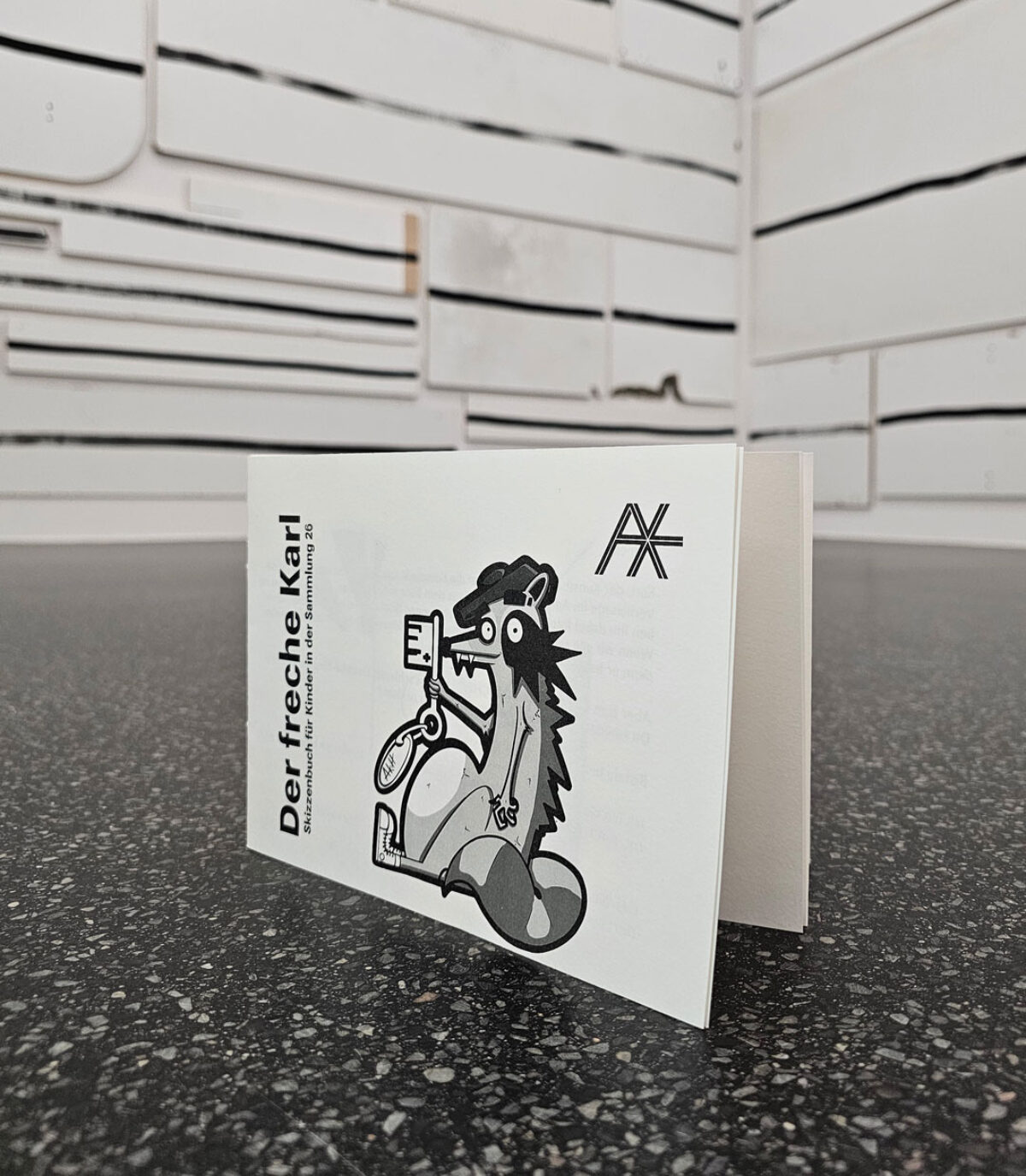 Fot des Skizzenhefts im Aargauer Kunsthaus.