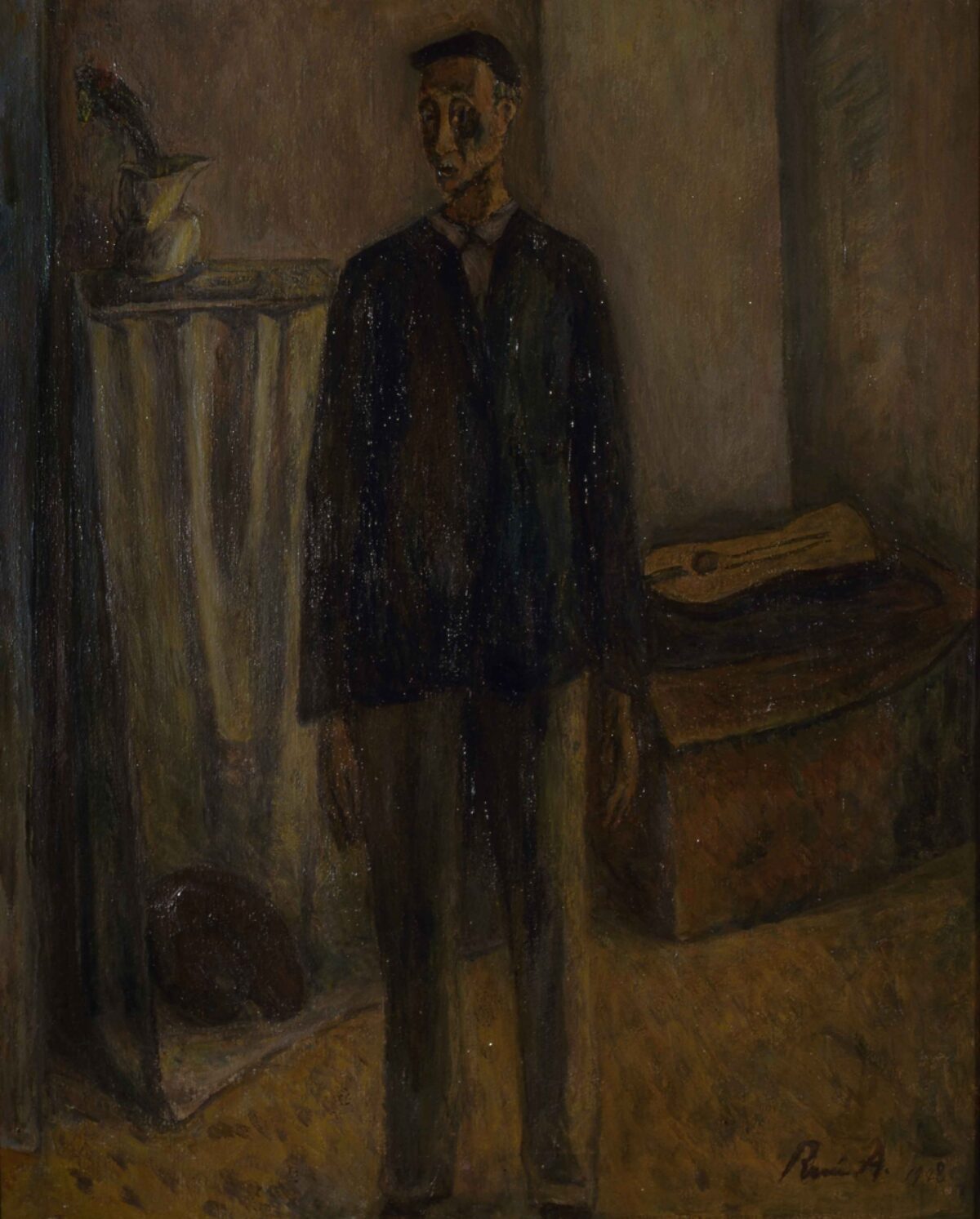 René Victor Auberjonois, Portrait de l'artiste, 1948 