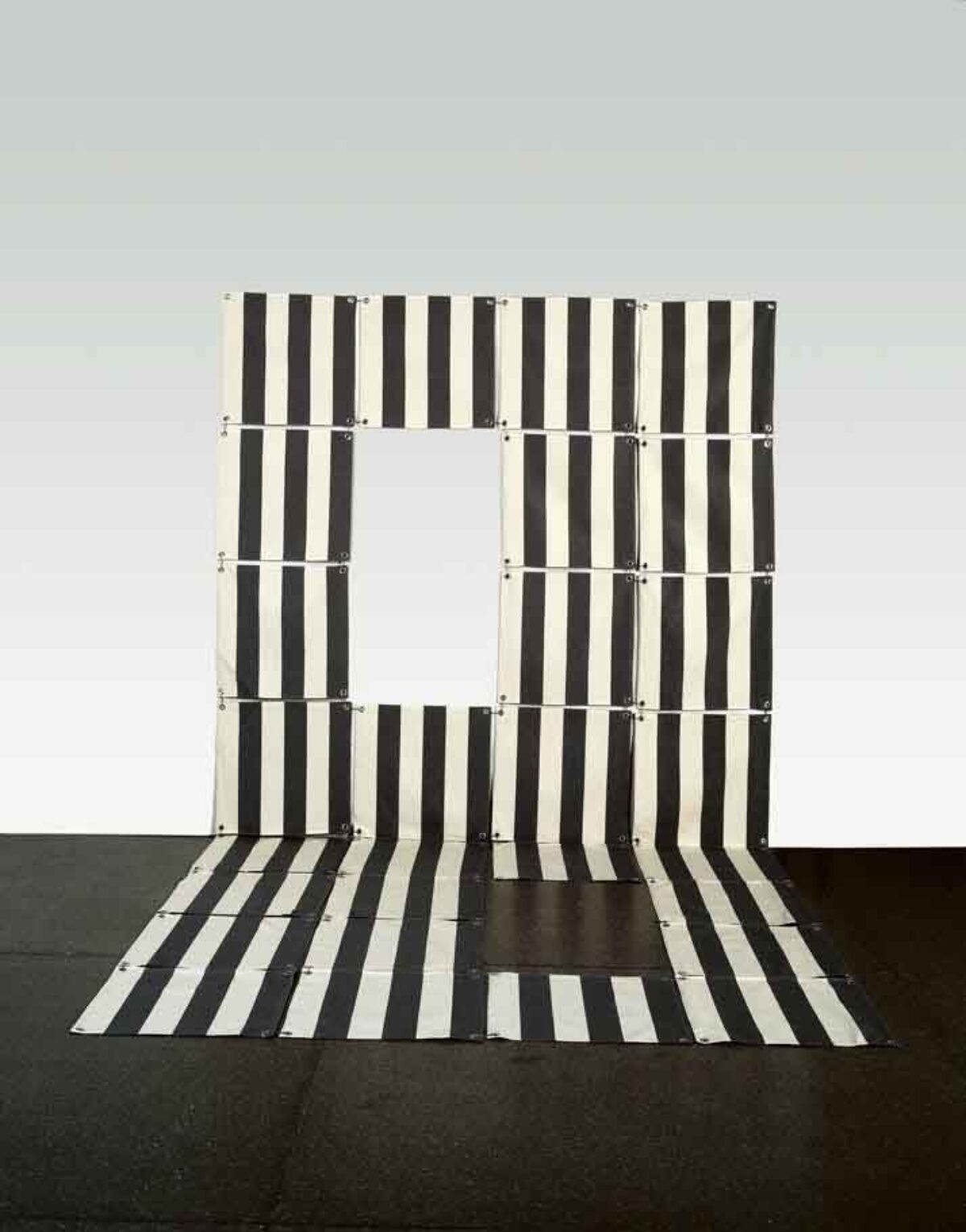 Aldo Walker, Wand-Boden-Bild, 1969/1989 