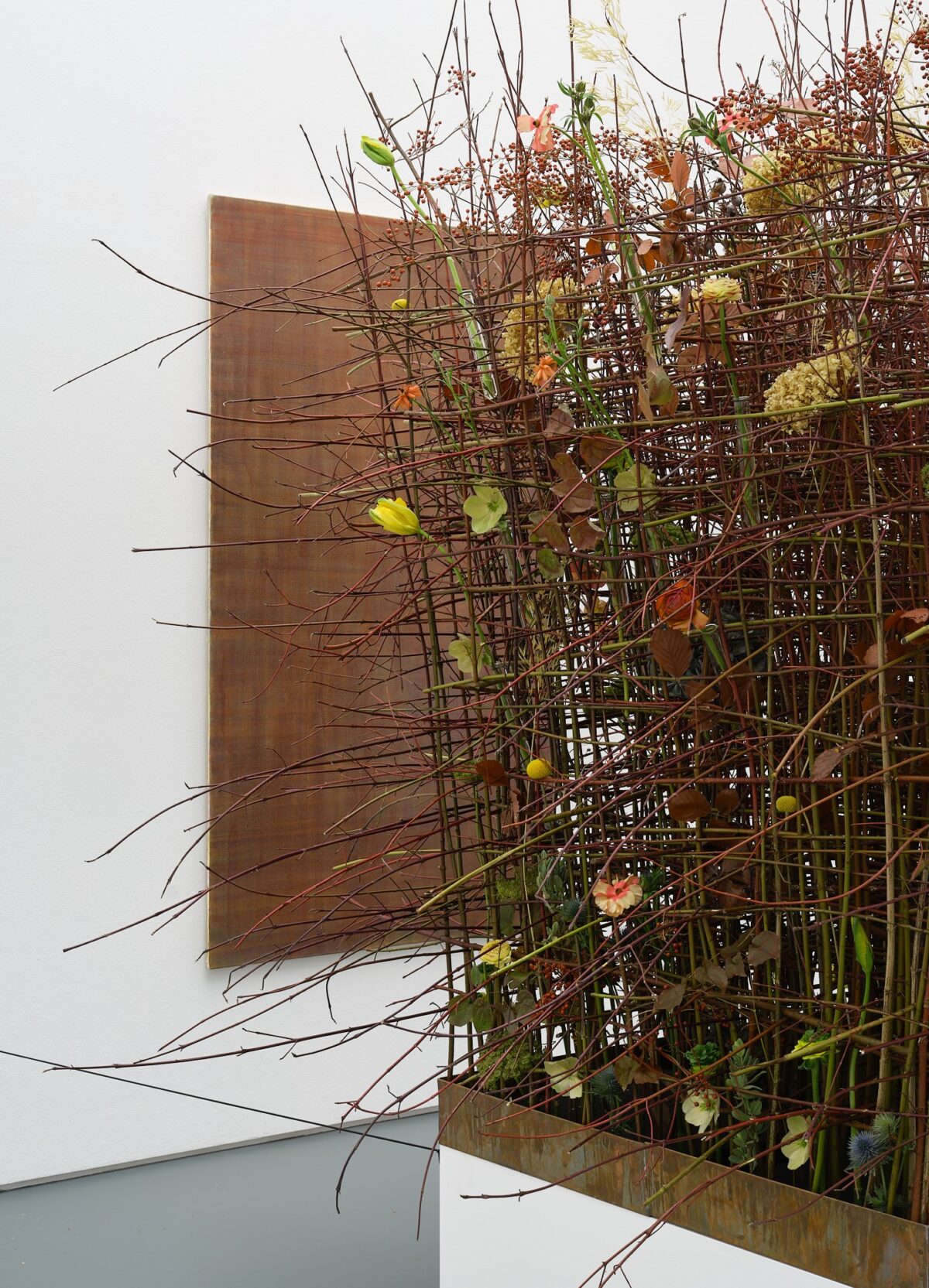 Eine florale Interpretation eines Kunstwerkes aus der Sammlung des Aargauer Kunsthauses