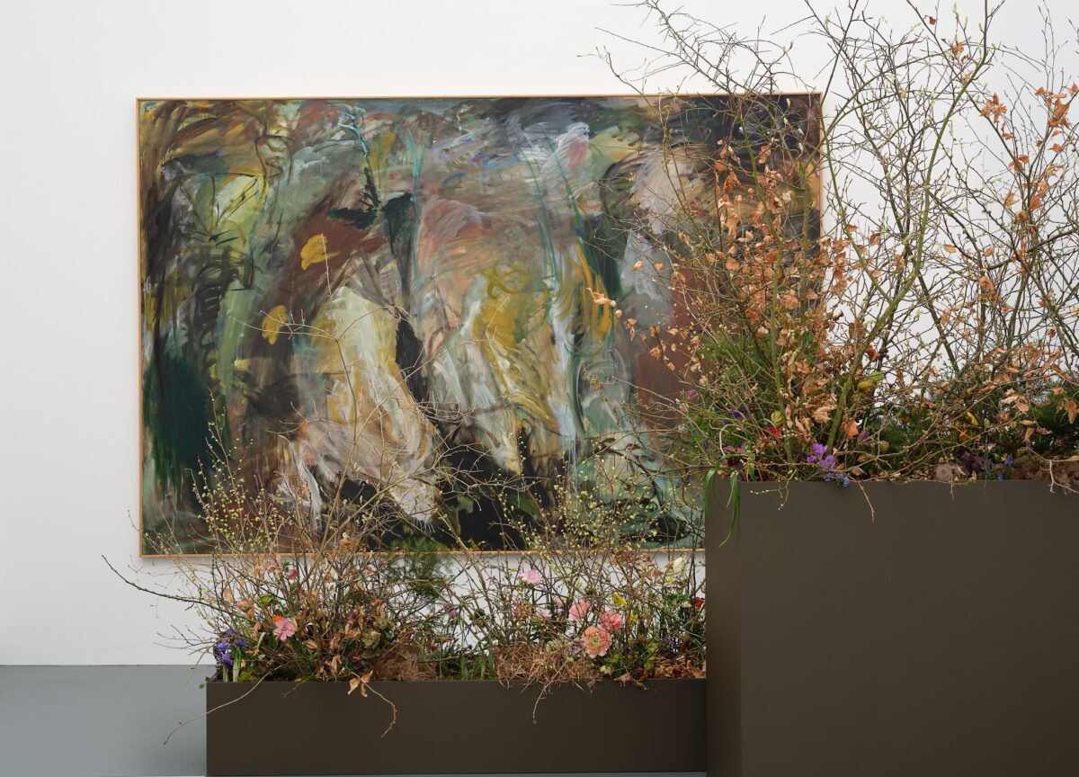 Eine florale Interpretation eines Kunstwerkes aus der Sammlung des Aargauer Kunsthauses