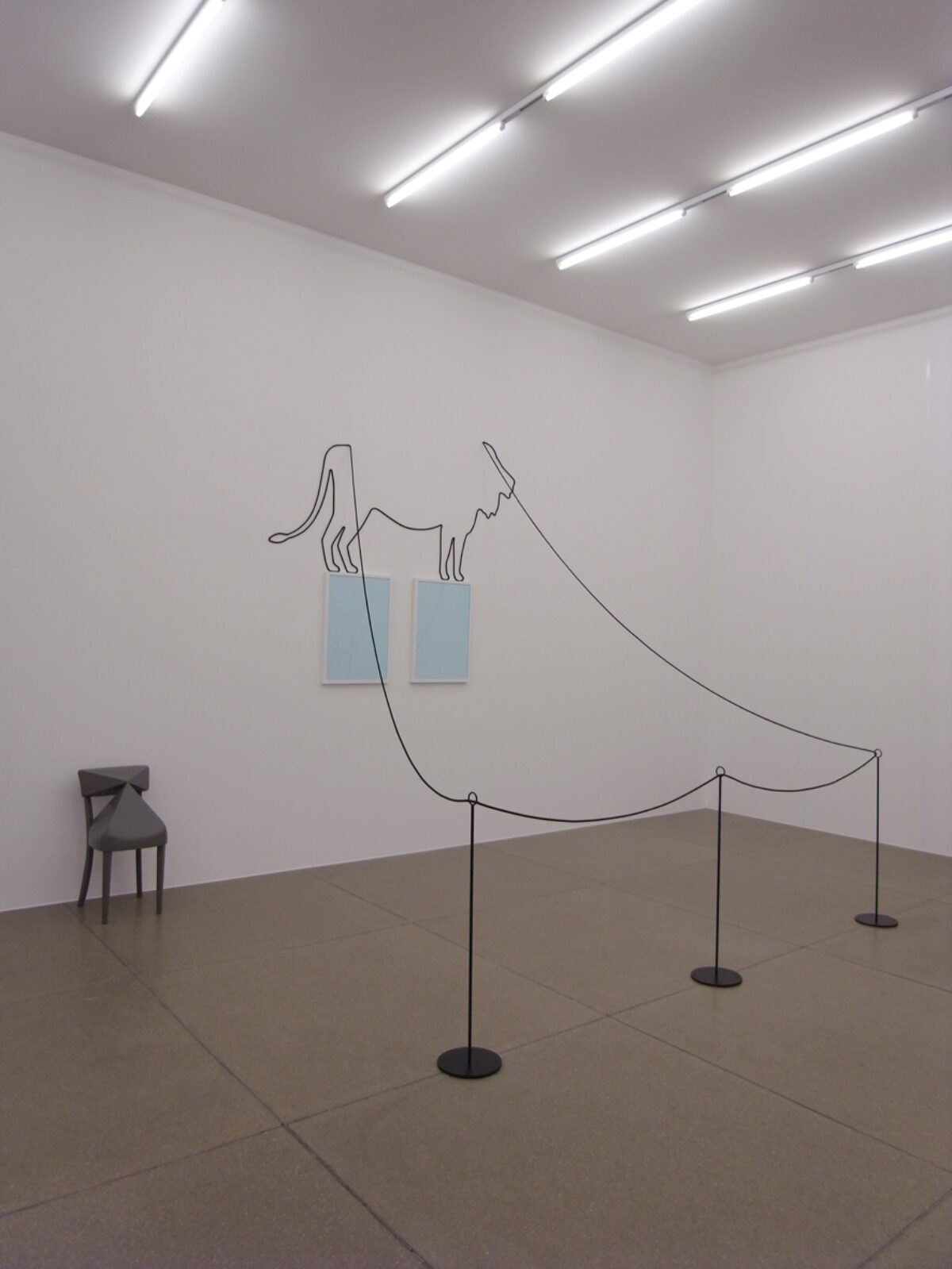 Yves Netzhammer, Das gemeinsame Ziel vorbeiziehender Formen, 2010 