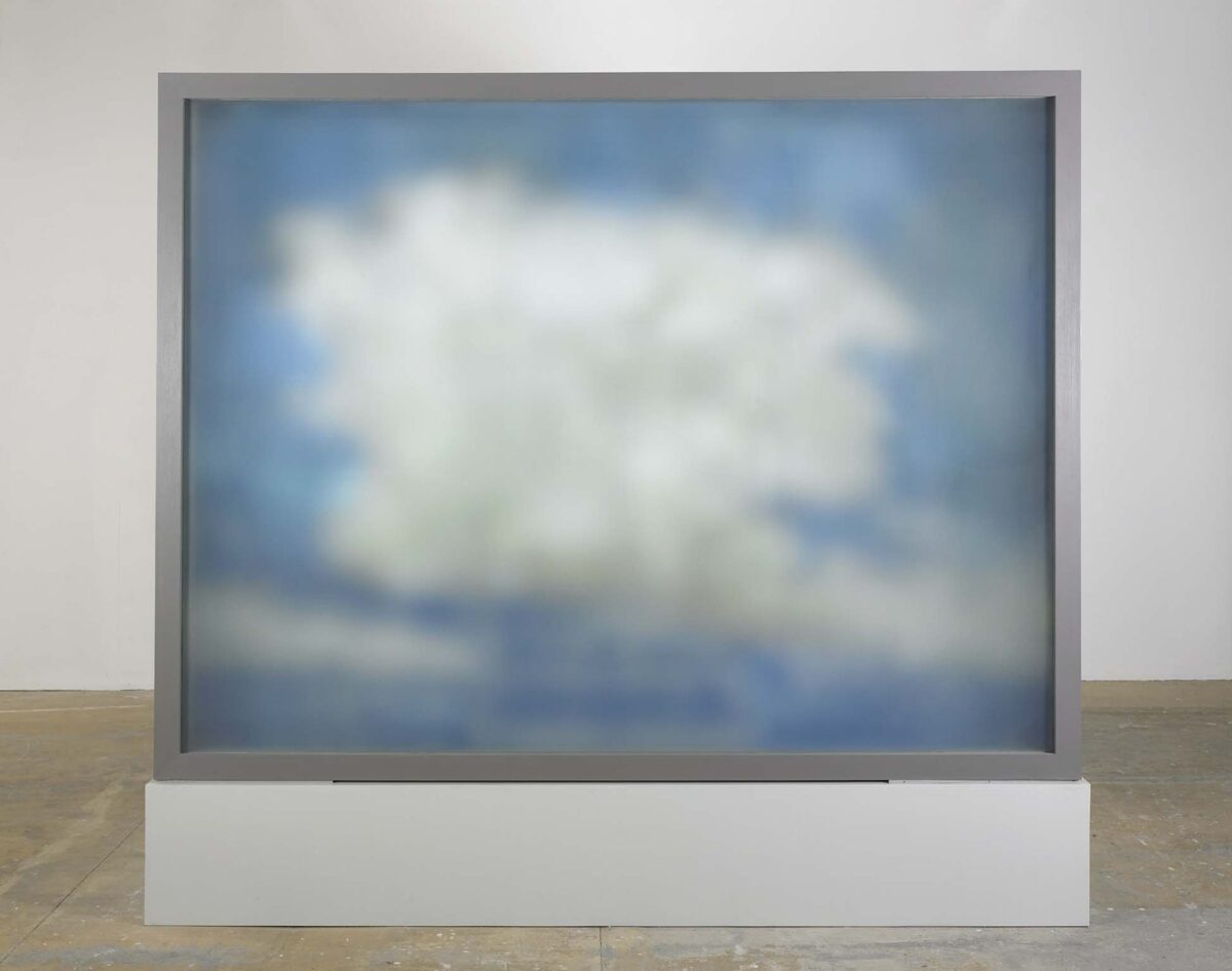 Hugo Suter, Malerei (Wolke), 2003 