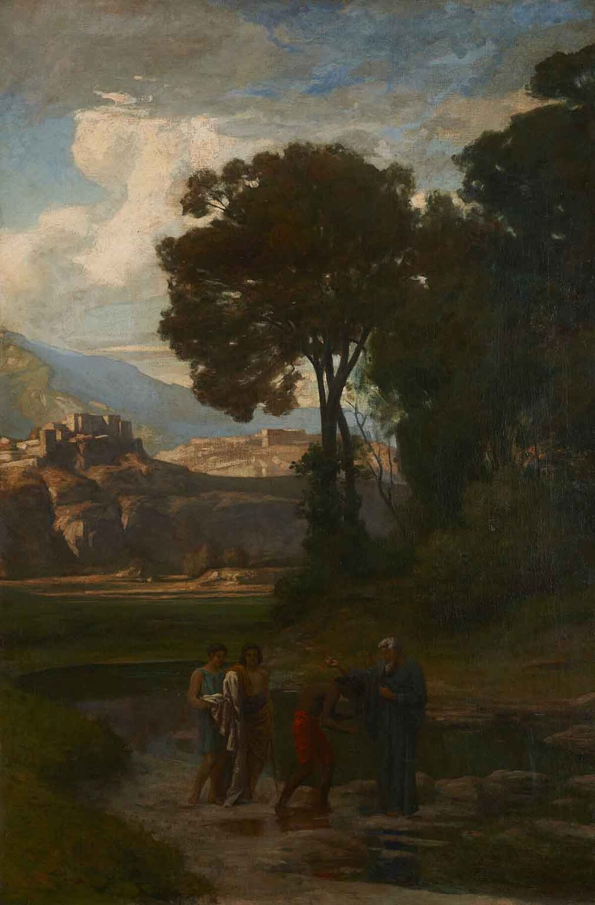 Barthélemy Menn, Der Heilige Philippus tauft den Schatzmeister der Königin von Aethiopien, Um 1852 