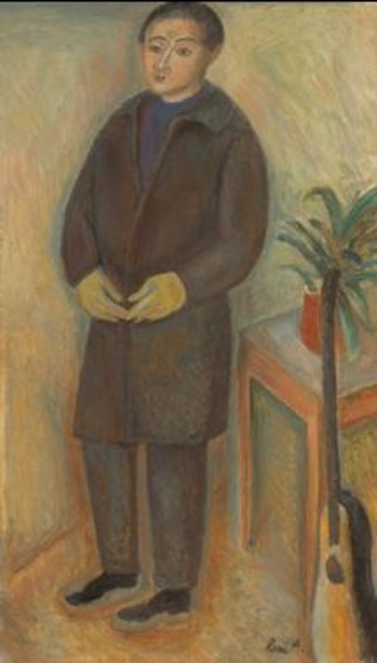 René Victor Auberjonois, Musicien aux gants jaunes, 1928 