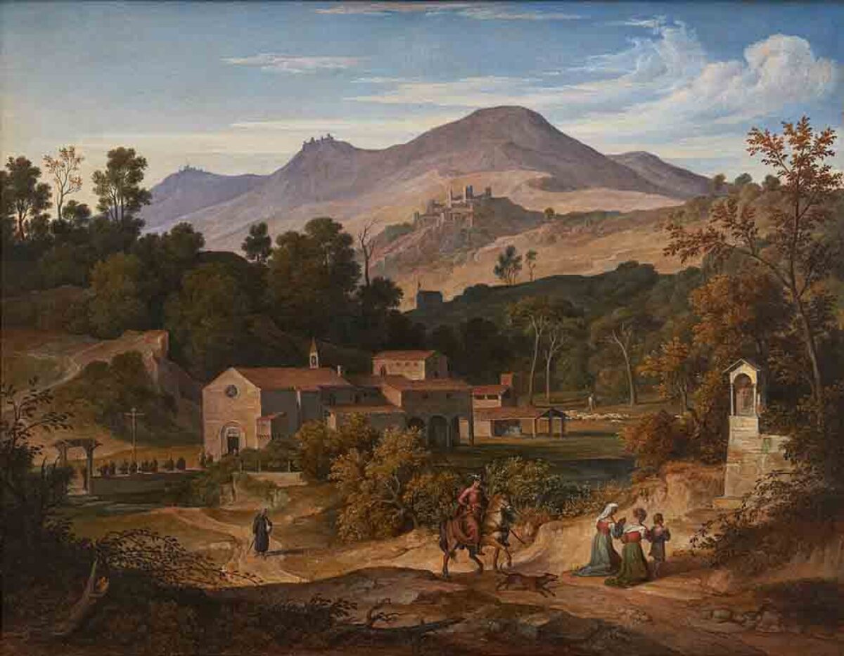 Joseph Anton Koch, Das Kloster San Francesco di Civitella, Um 1830/32 