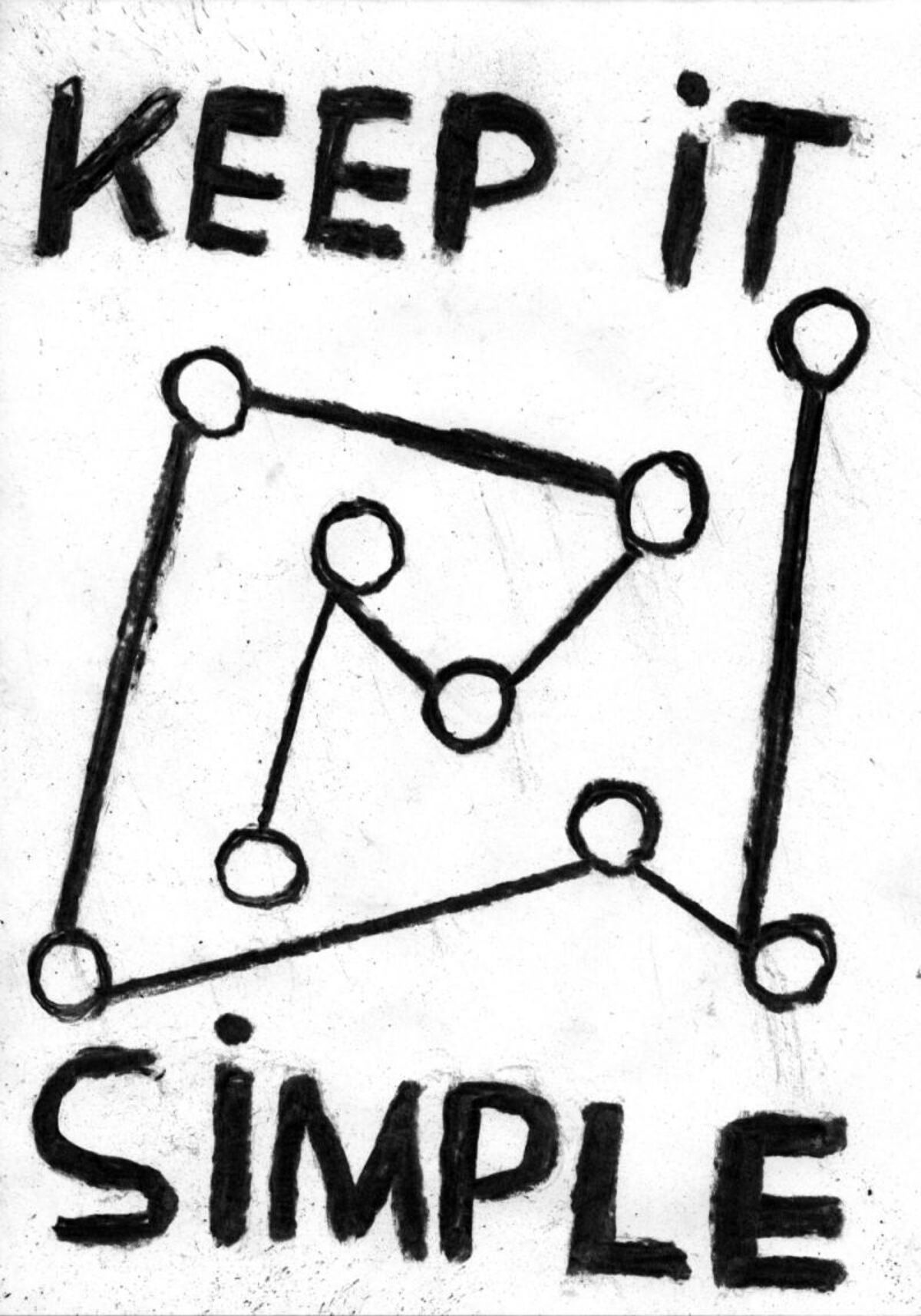 Augustin Rebetez, Keep it simple (aus der Serie 