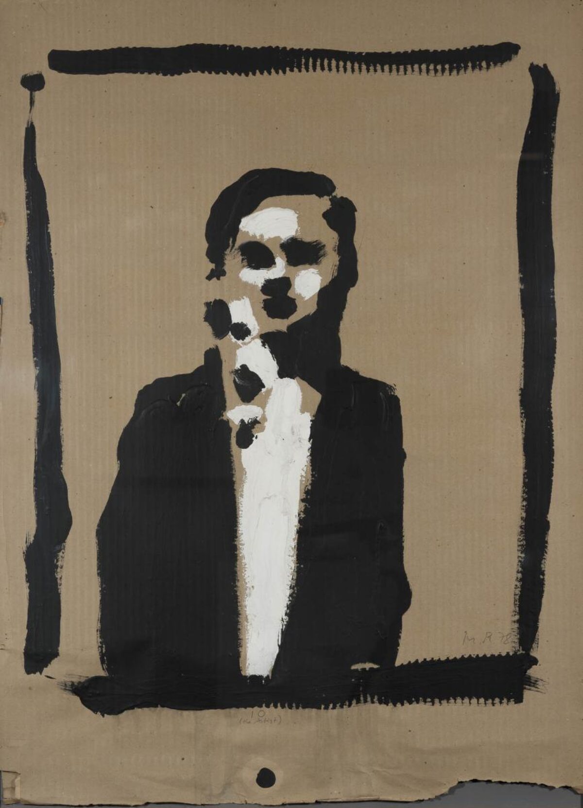 Markus Raetz, Selbstbildnis, 1978 