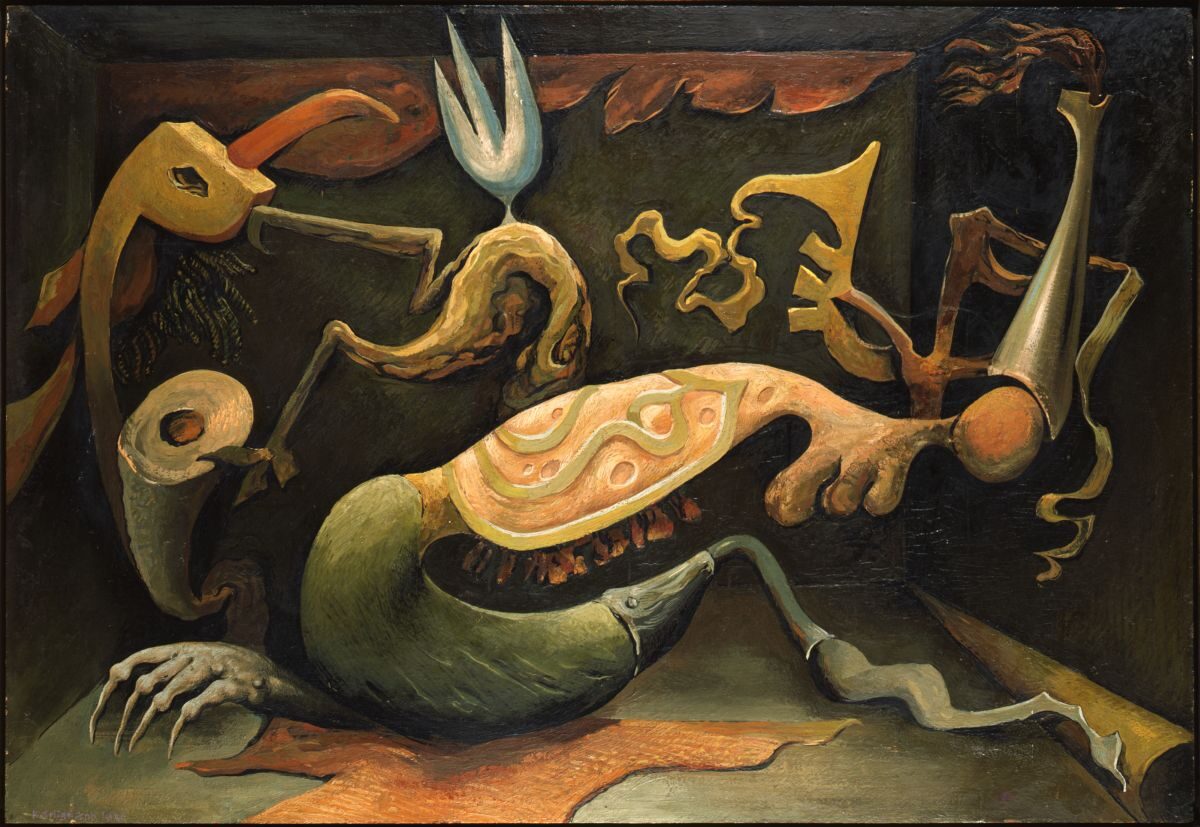 Kurt Seligmann, La deuxième main de Nosferatu (The Superfluous Hand), 1940 