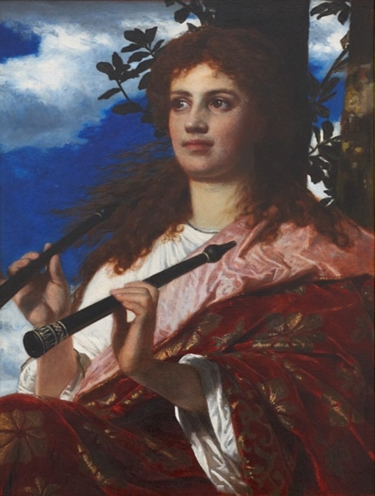 Arnold Böcklin, Die Muse des Anakreon, 1873 