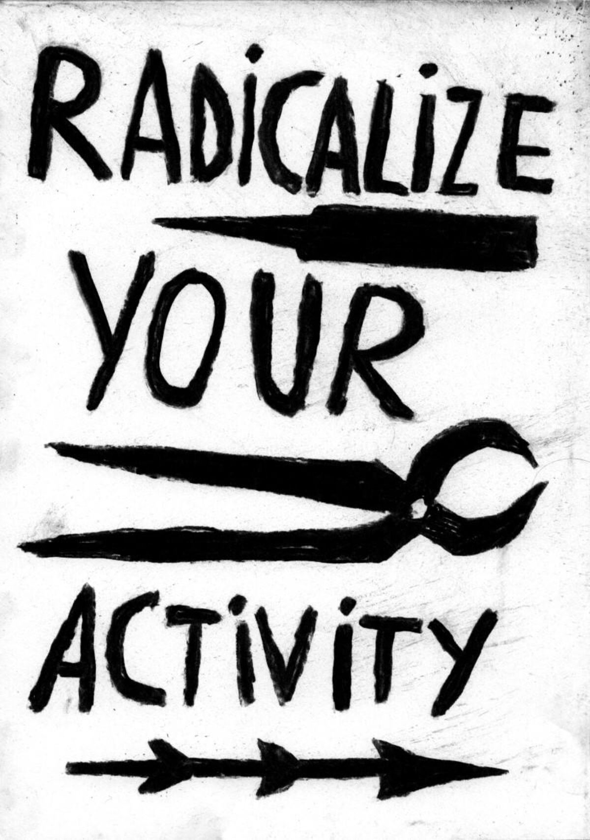 Augustin Rebetez, Radicalize Your Activity (aus der Serie 