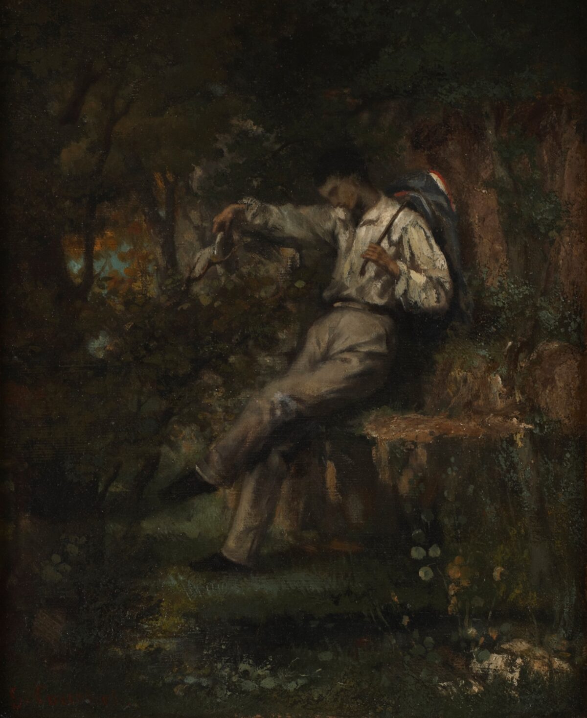 Jean Désiré Gustave Courbet, Der Abschied des Freiwilligen, Um 1845 