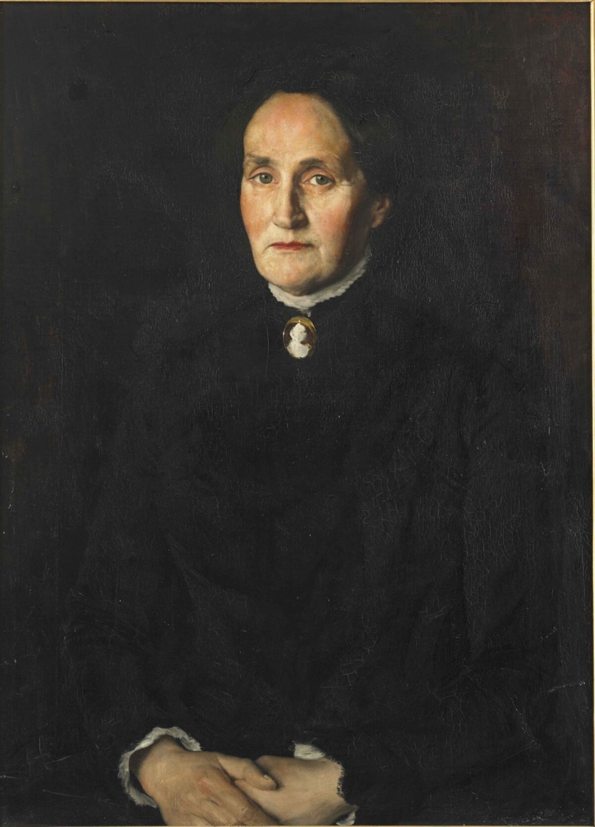 Karl Stauffer-Bern, Bildnis Karolina Welti-Gross, 1887 