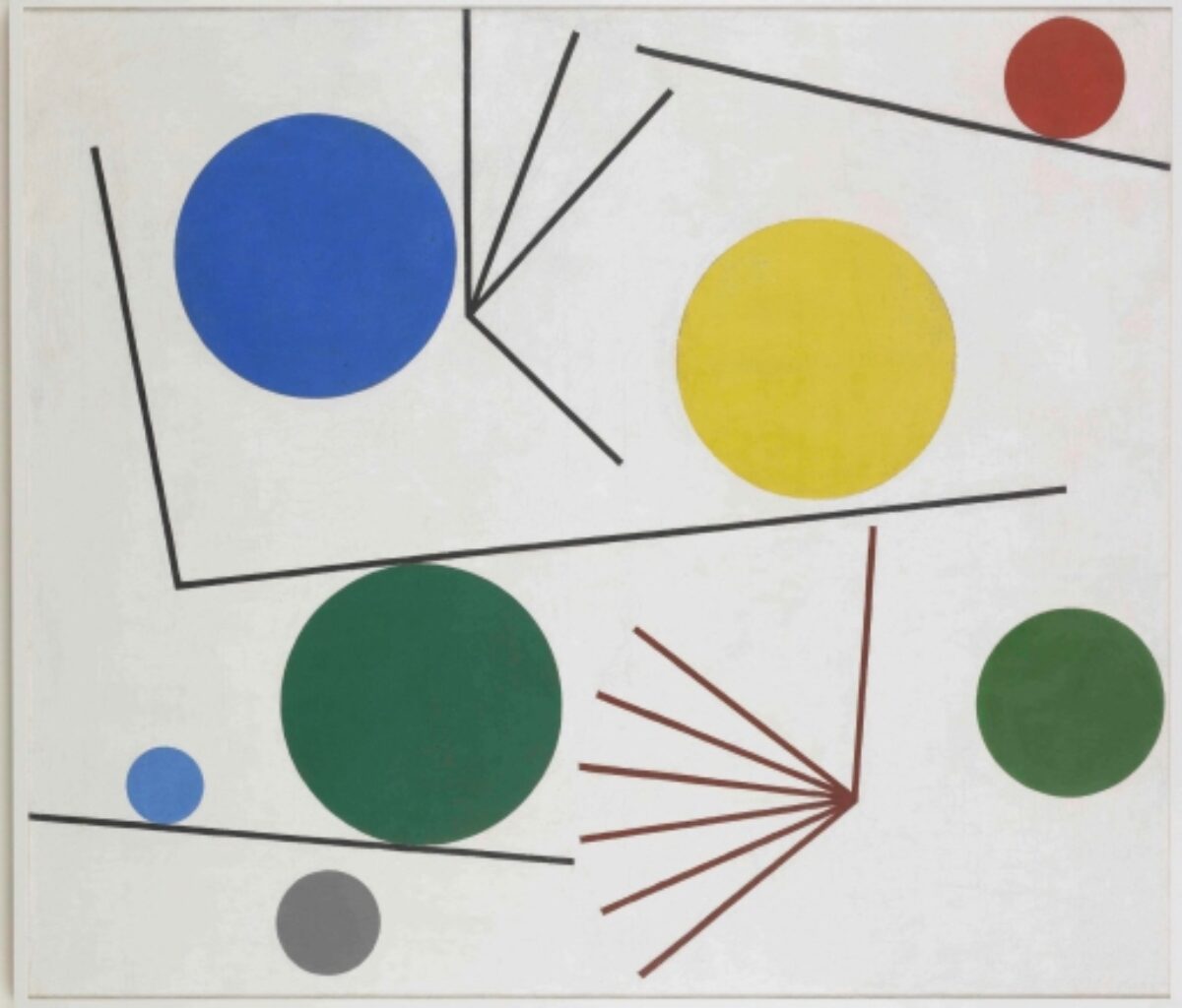 Sophie Taeuber-Arp, Cercles et barres, 1934 