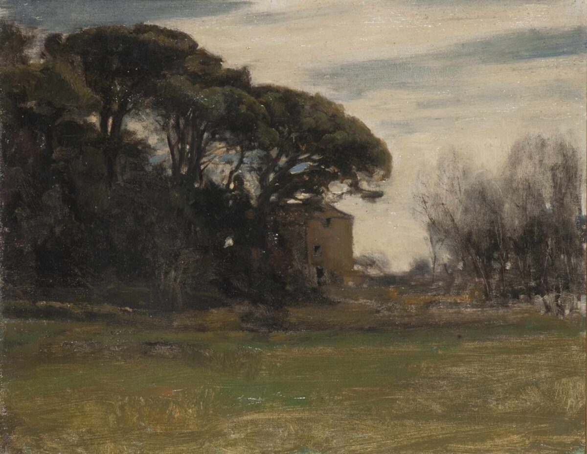 Ernst Stückelberg, Les pins de St. Cassien, 1876 