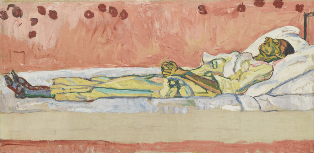 Malerei einer toten Valentine Godé-Darel von Ferdinand Hodler