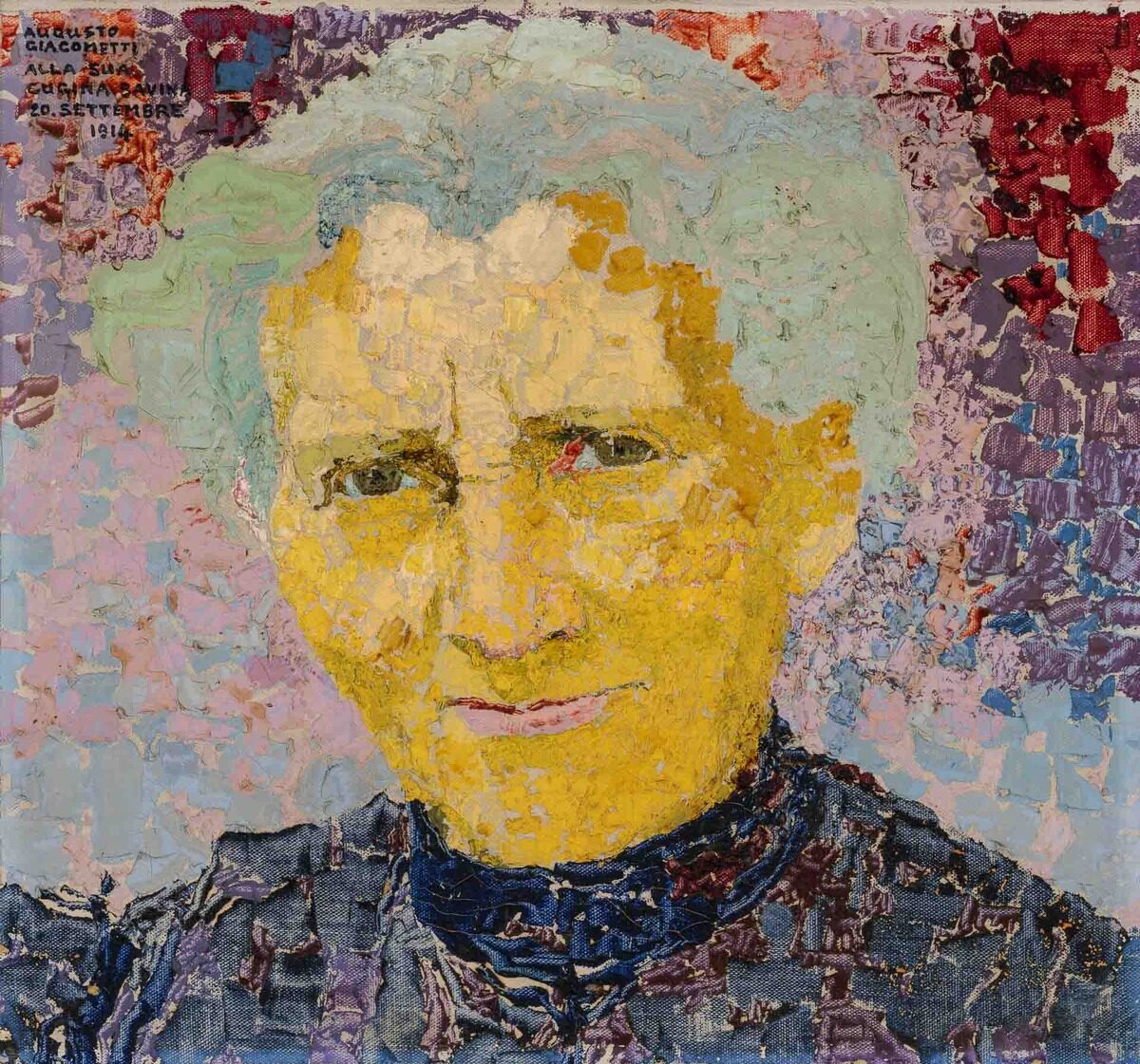 Augusto Giacometti, Frauenkopf (Bildnis meiner Tante Caterina), 1912 