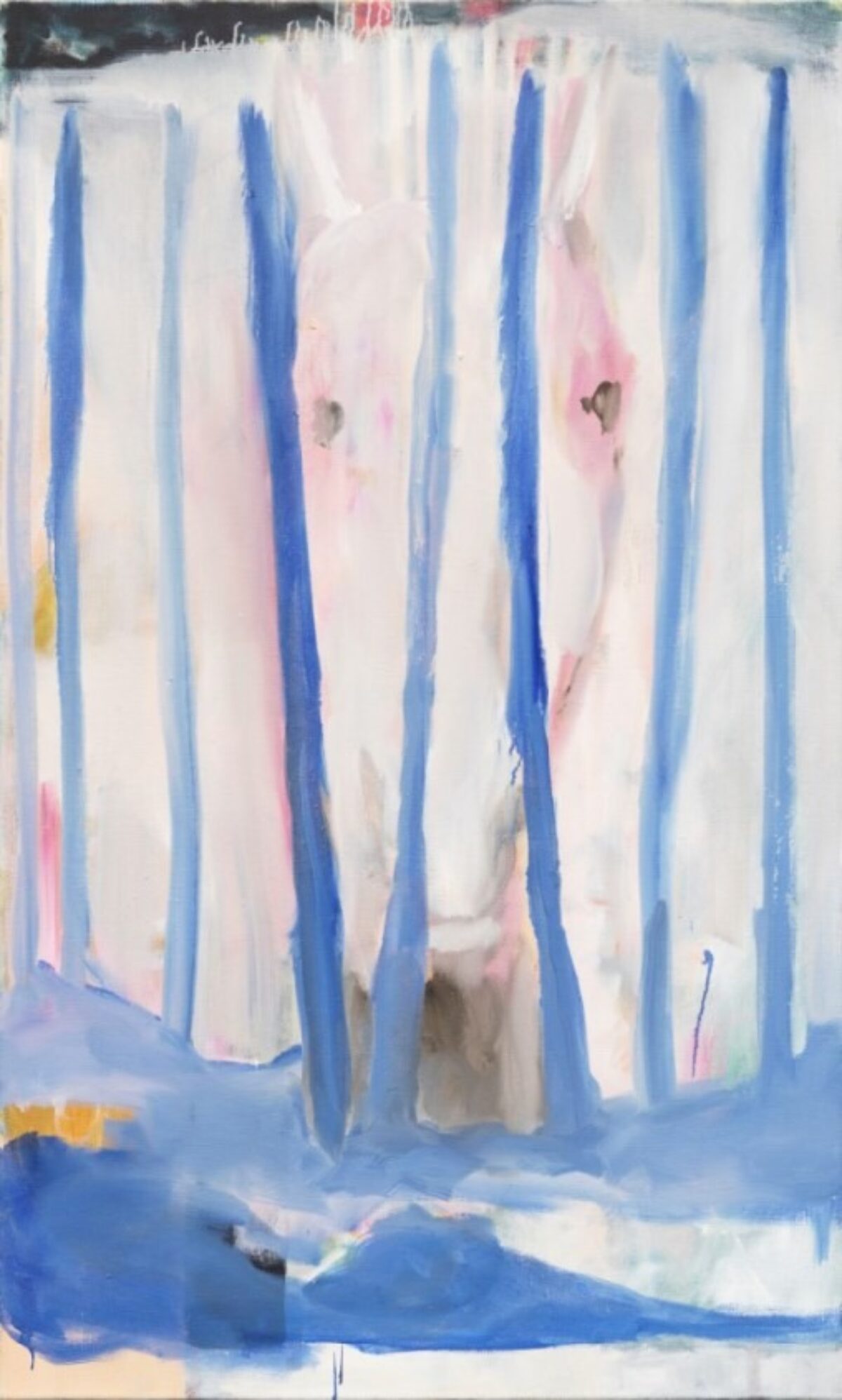 Valérie Favre, Pferd im Wald, 2022 