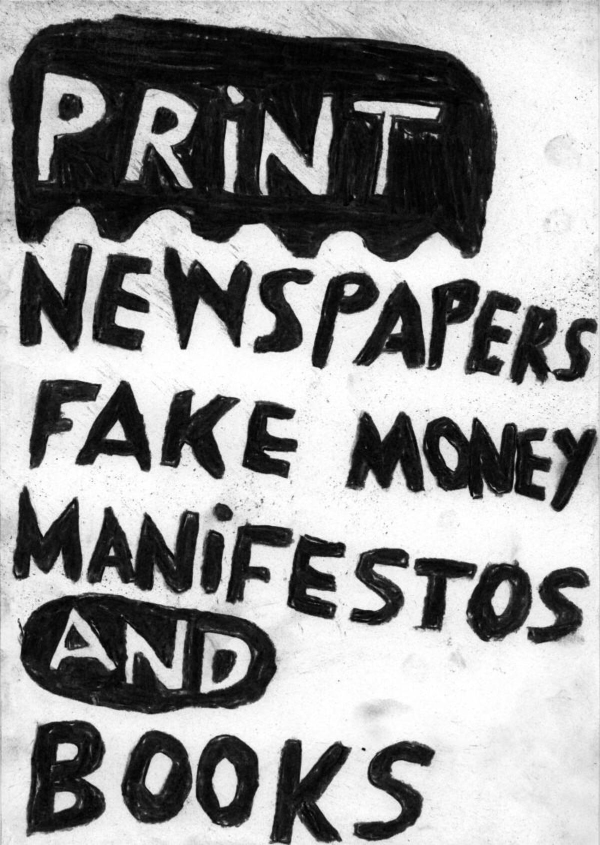 Augustin Rebetez, Print Newspapers (aus der Serie 
