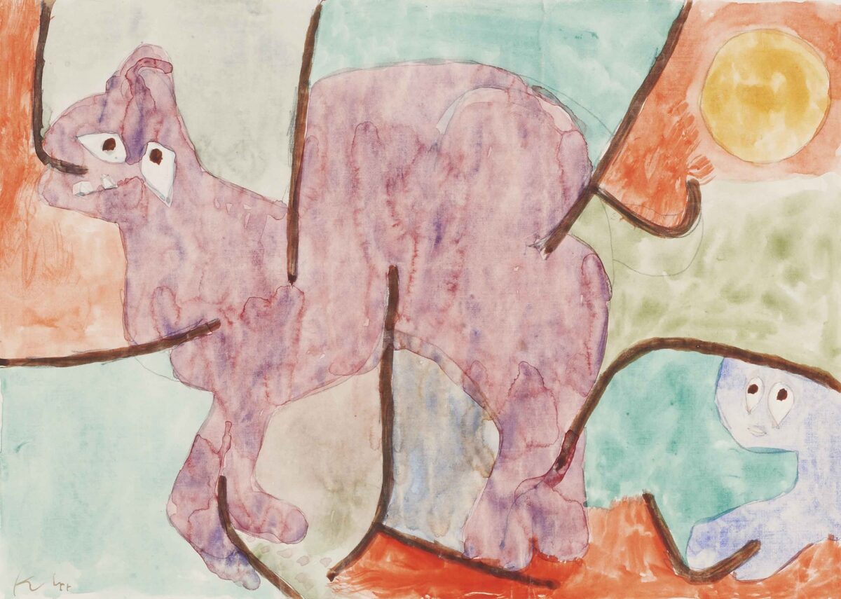 Paul Klee, Verfolgter Kamuff, 1939 