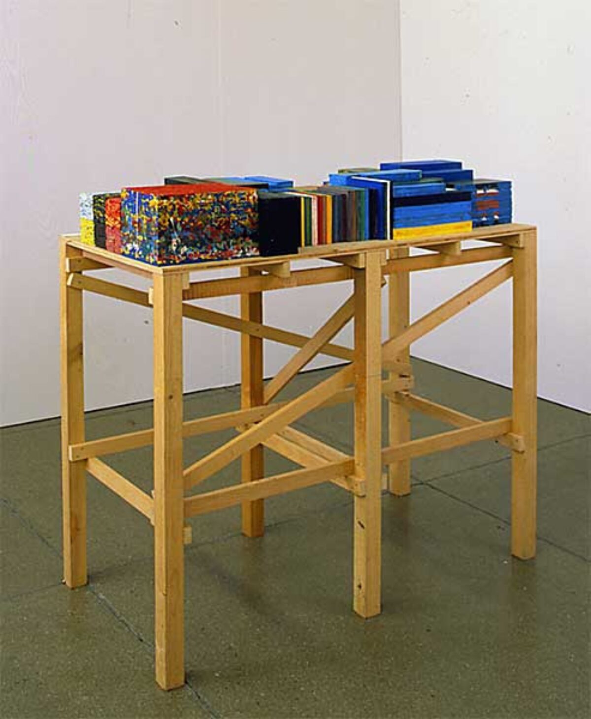 Stefan Gritsch, Acrylfarbe, 1990-2000 