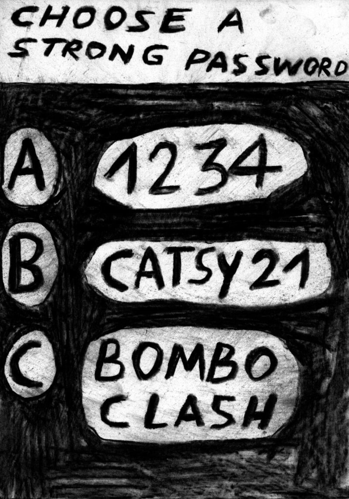 Augustin Rebetez, Choose a strong Password (aus der Serie 