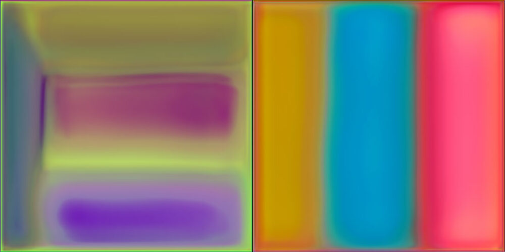 Abstraktes, computergeneriertes Werk von Terence Broad.