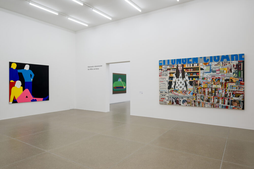 Ausstellungsansicht von verschiedenen Kunstwerken im Aargauer Kunsthaus.