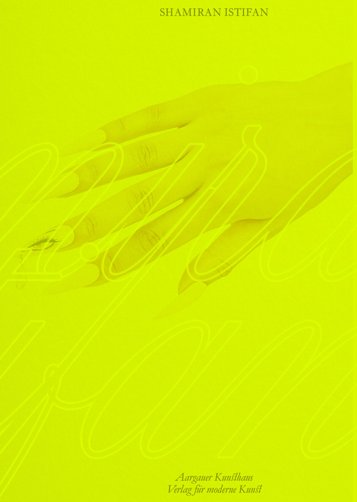 Buchcover von Shamiran Istifan. Weiterleitung zum Webshop des Aargauer Kunsthauses.