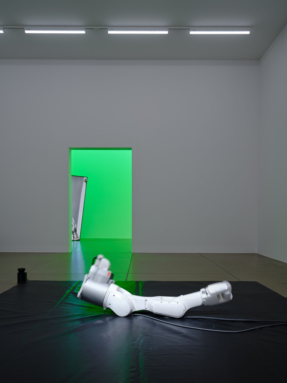 Ausstellungsansicht von verschiedenen Kunstwerken im Aargauer Kunsthaus.