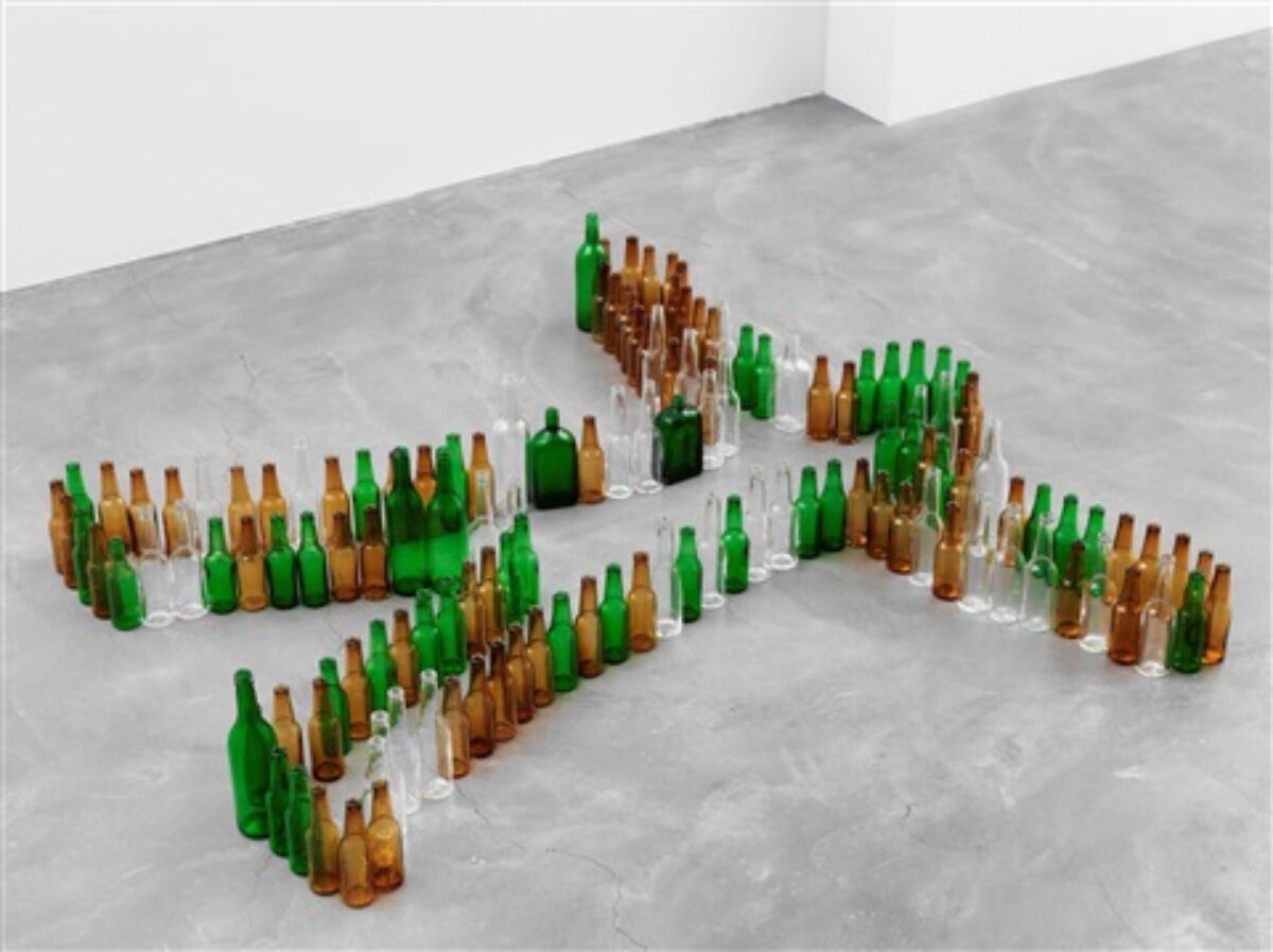 Valentin Carron, Bottle Man (Blithely), 2017 