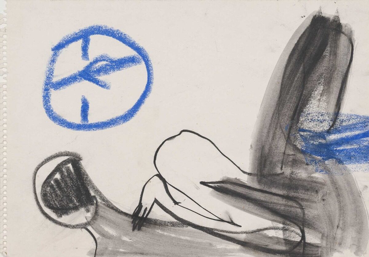 Martin Disler, Ohne Titel , 1971 