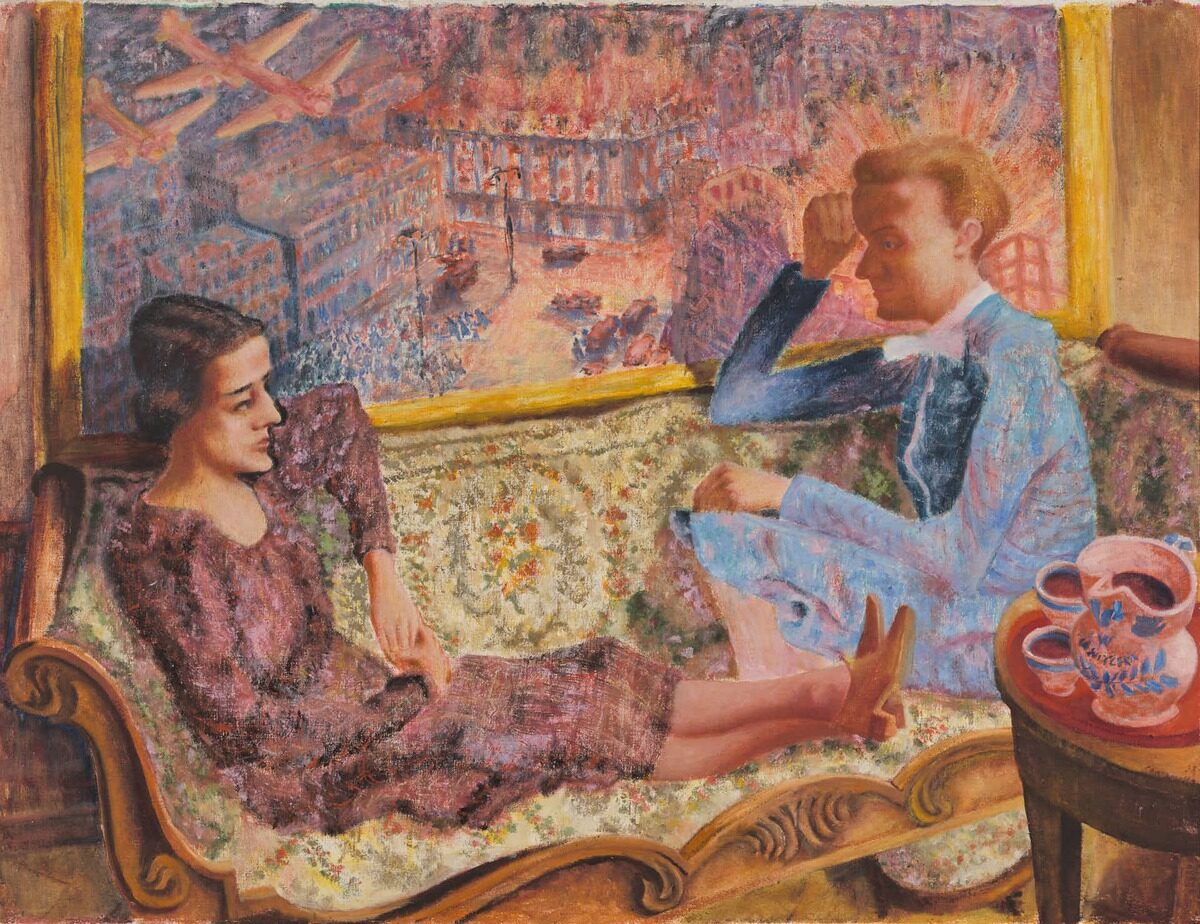 Paul Camenisch, Abendunterhaltung mit Spanienkampfbild, 1938 