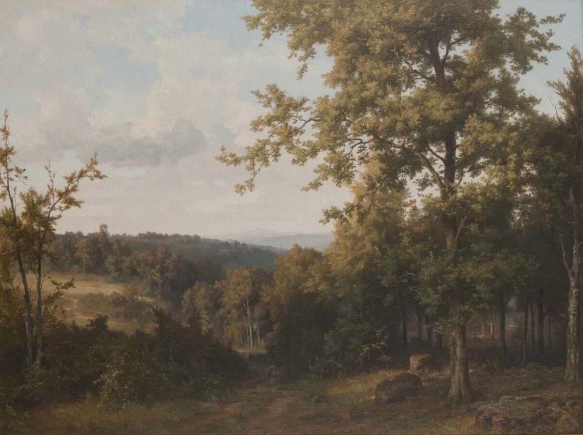 Bernhard Fries, Waldlichtung, nach 1852 