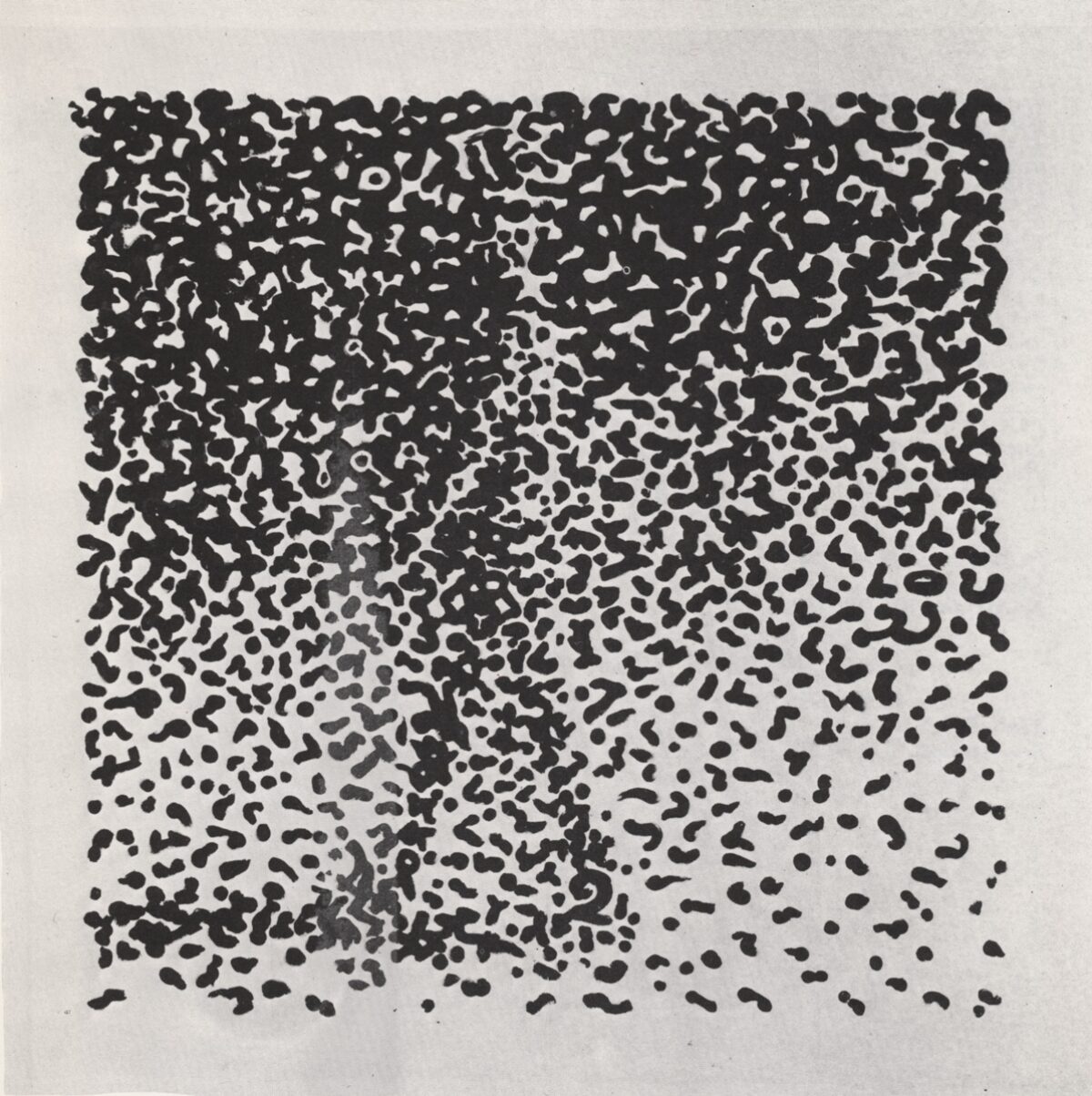 Markus Raetz, L'enfer c'est les autres (Löu) (Bildtuch Nr. 7), 1979 