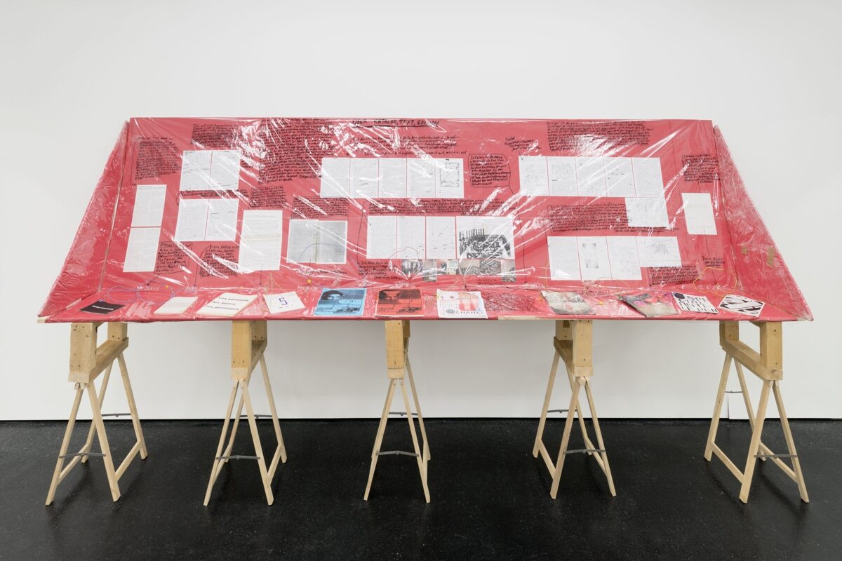 Thomas Hirschhorn, Über Katalog, Text, Edition, 1998 